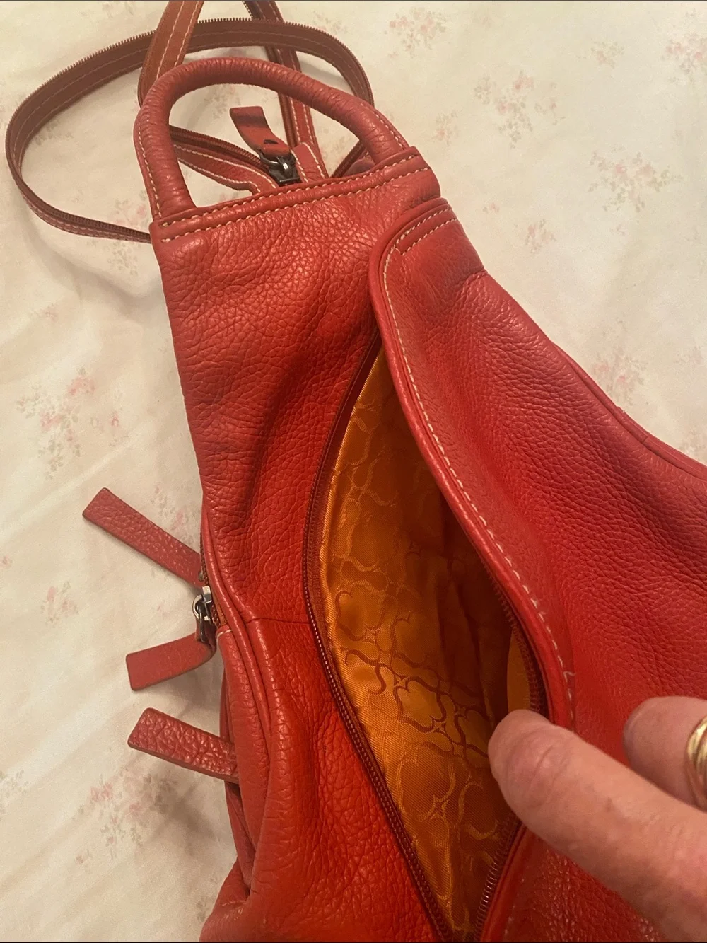 Leather Women's Backpack Bag purse